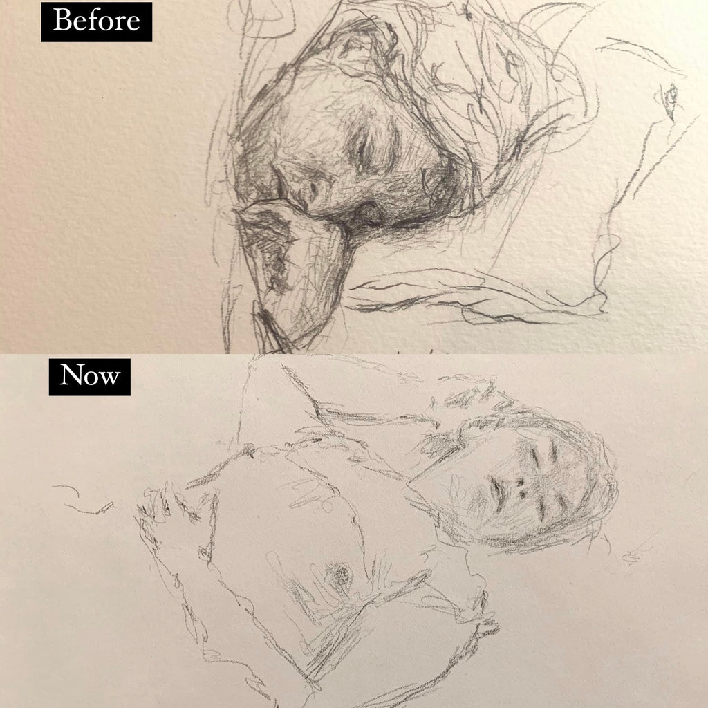 Recent self discovery in pencil drawing sketch technique