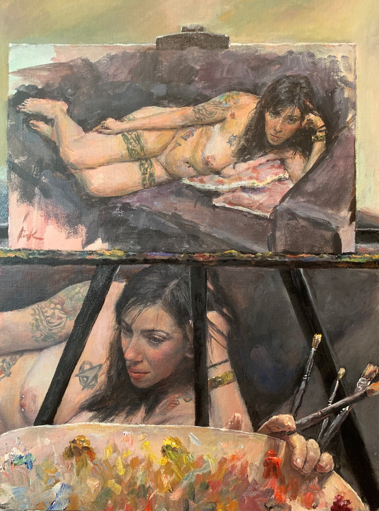 Painting a Woman With Tats