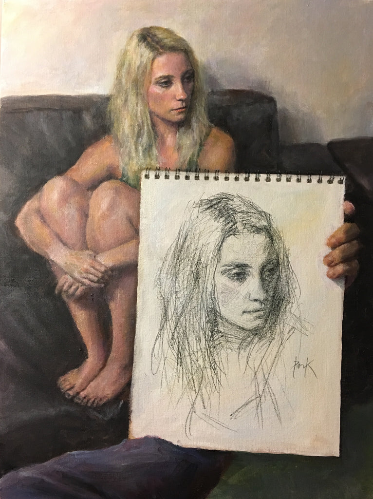 Sketching a Girl